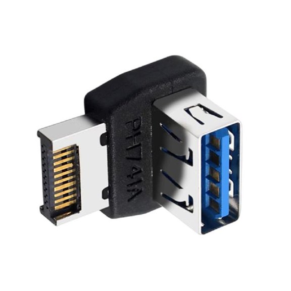 USB3.1 Type E Connector 90 Degree Angled Elbow Converter Cable Splitter
