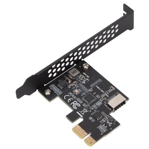USB3.2 PCI E Riser Card Ceramic Capacitors Double Protection Fast Transmission Speed to Type for PC Black