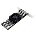 thumbnail image 1 of USB3.2 PCI Express Adapter PCI-E to 8 Port USB 3.2 Expansion Card 4 Channel USB3.0 PCIe X4 Controller Card for Camera, 1 of 5