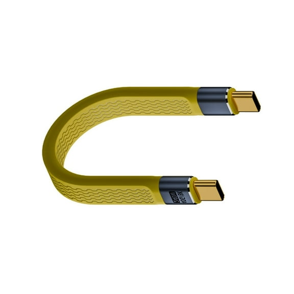 USB4.0 Full Function Type C to Type C Cable 240W Charging Cord Support 8K60Hz Video 40Gbps Data Transfer FPC Short Line