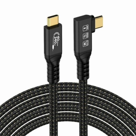 USB4 40Gbps Cable Support Thunderbolt 4 Fast Speed Data Transfer 240W Charging 8K60Hz Video Data Cable