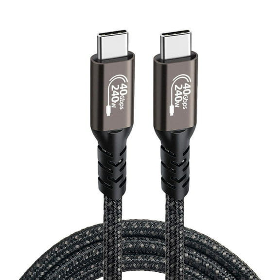 USB4 Cable, USB 4 Cable 1 6 3 3 ft, Supports 8K HD Display, 240W Fast Charging USB C Cable for Type C Laptop, Hub, Docking, and More