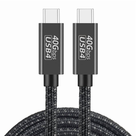 USB4 TypeC Cable, PD240W 40Gbps Thunderbolt-Compatible Fast Charging and Data Transfer Line Support 8K60hz 4K60Hz