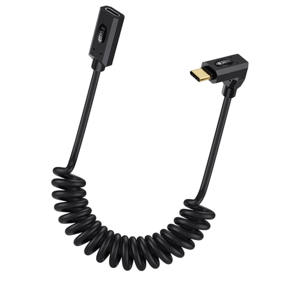 USB5 Type C Extension Cable 80Gbps Bidirectional Transmission 240W Fast Charging Supports 8K 16K Displays for Docking Stations