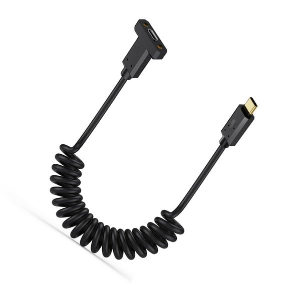 USB5 Type C Spring Loaded Cable 240W PD3 1 Charging 80Gbps Transfer ...