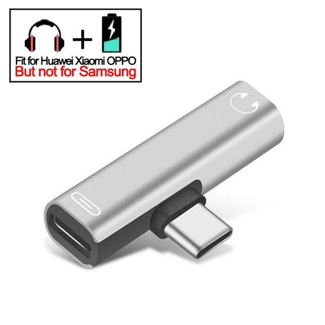 USBC To 3.5mm Type C Adapter. 2 In 1 Audio 3.5mm Adapter For Charging