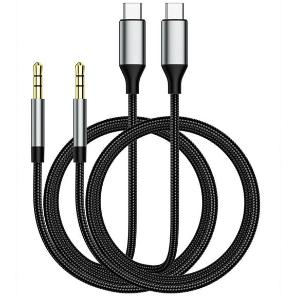 USBC to 3.5mm audio jack cable(4 ft) type c to 3.5mm headphone Car stereo
