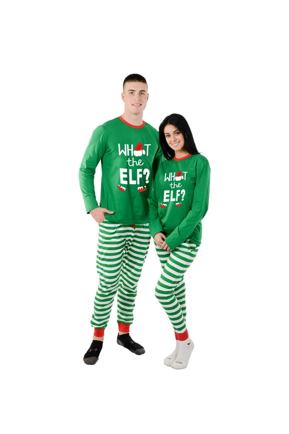 Family Matching Christmas Pajamas Holiday PJs (ELF,Men,XL)