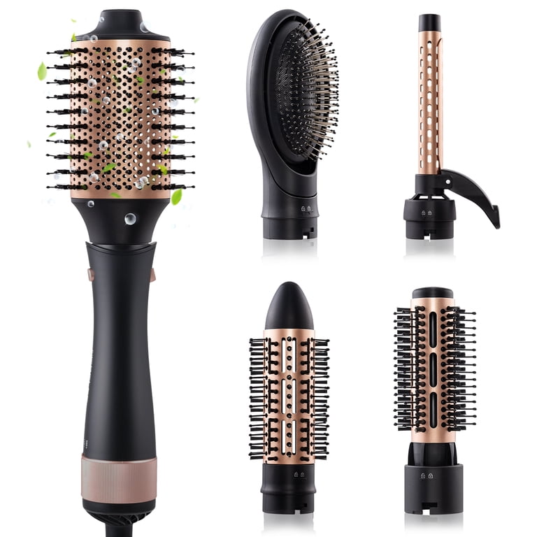 USBELFF 5 in 1 Hair Dryer & Styler Brush, Ionic, for All  display picture 3