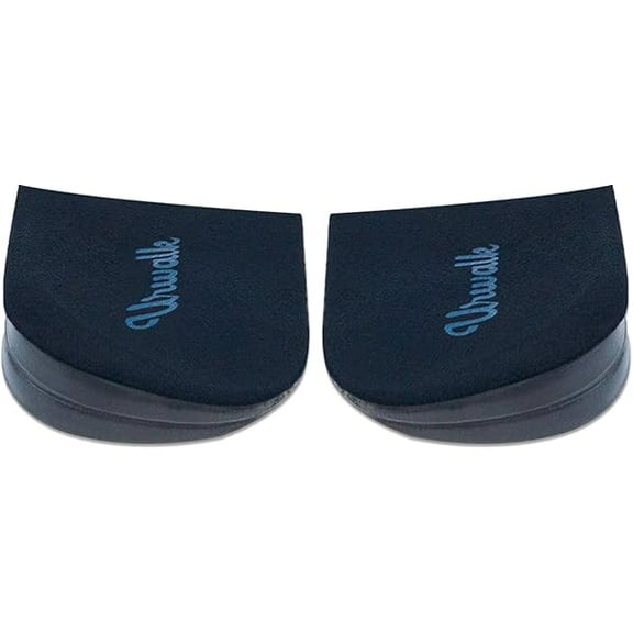 USBSO 3 Layers Adjustable Supination & Over-Pronation Corrective Shoe Inserts, Medial & Lateral Heel Wedge Insoles for Foot Alignment, Knee Pain, Bow Legs, Osteoarthritis (Black - Large)