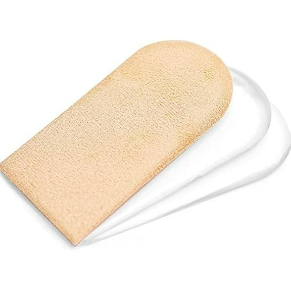USBSO Adjustable Heel Lifts(3 Layers), 1/4' 1/2' 3/4' Height Increase Insoles for Leg Length Discrepancy - Small Shoe Lifts for Women, Shoe Inserts Comfort Half Foot Pads for Heel Pain - 1 Pair