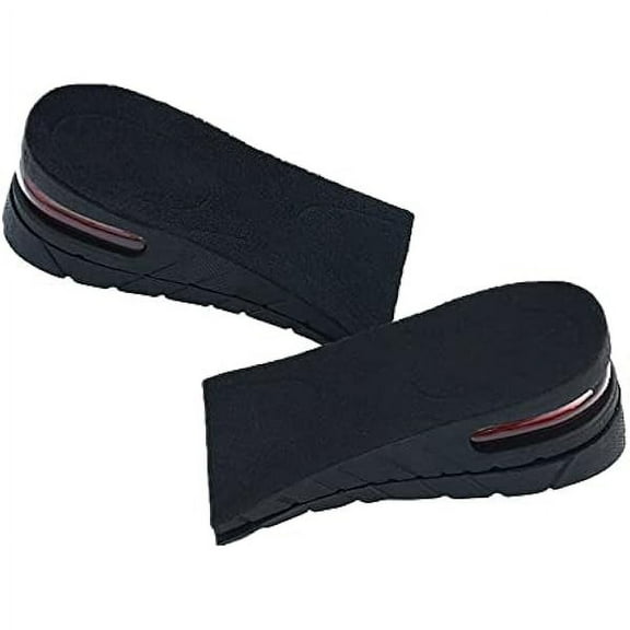 USBSO Height Increase Insoles 2-Layer Air up Shoe Lifts Elevator Shoes Insole -4.5 cm (1.8 inches) Heels Lift Inserts for Men and Women