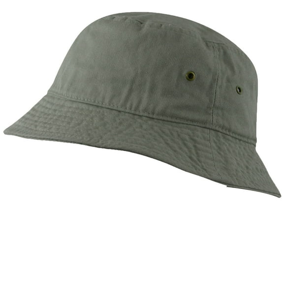 USBingoshop Men Women Unisex Cotton Plain Color Boonie Safari Fishing Bucket Hat Packable Summer Travel Cap