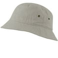 thumbnail image 1 of USBingoshop Men Women Unisex Cotton Plain Color Boonie Safari Fishing Bucket Hat Packable Summer Travel Cap, 1 of 5