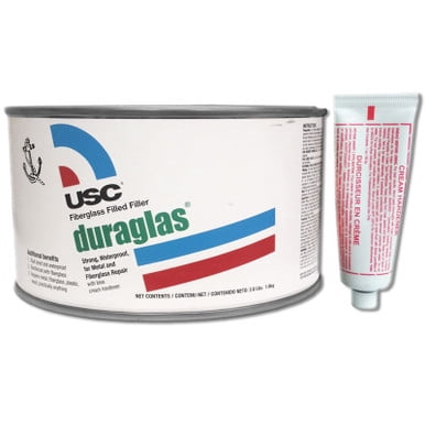 USC 24035, DURAGLAS, Quart Size, Fiberglass Reinforced Body Filler