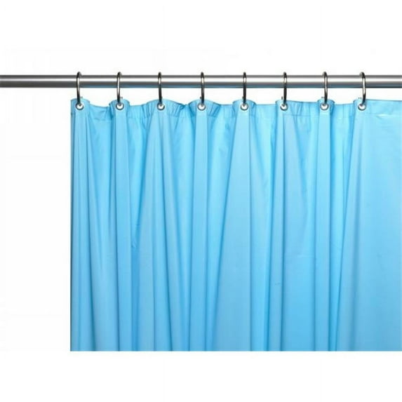 USC-4-01 4 Gauge Vinyl Shower Curtain Liner, Light Blue
