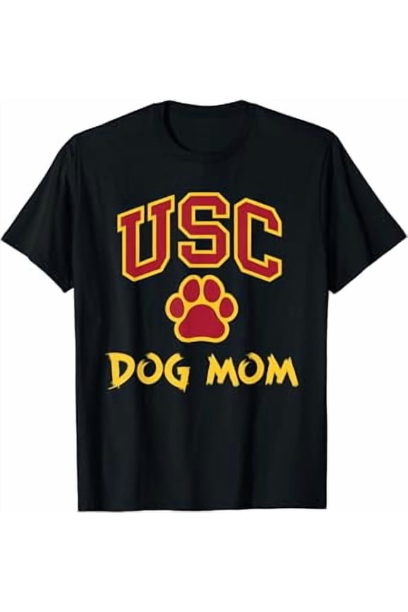 USC Southern Cal Dog Mom Pet Lover Design T-Shirt