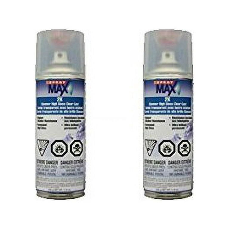 Professional High Gloss 2K Clear Coat SPRAY MAX - High Quality Lacquer in spraycan  Clear Gloss EN