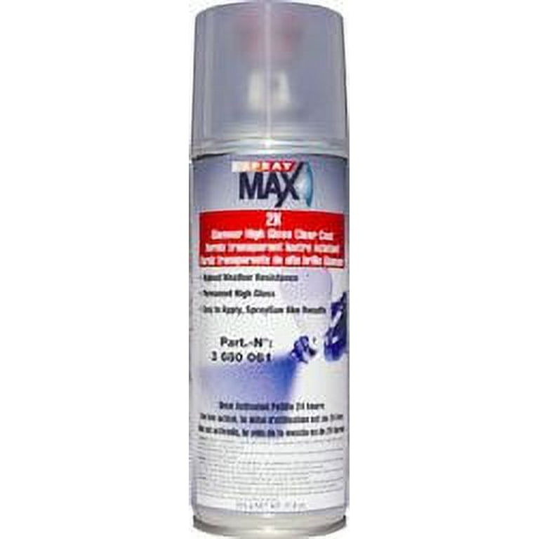 How To Spray Can Clear Coat Car Parts (Spraymax 2k Clear) 