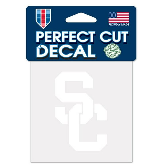 USC Trojans Decal 4x4 Perfect Cut White Special Order