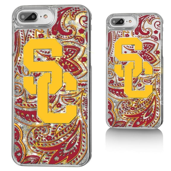 USC Trojans iPhone Glitter Paisley Design Case