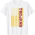 thumbnail image 1 of USC University of Southern California American Flag Trojans T-Shirt, 1 of 2