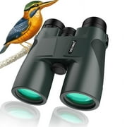 USCAMEL 10x42 Binoculars for Adults, BAK4 FMC Binoculars with Low Night Vision, Clear Image Compact Professional Binoculars Waterproof for Bird Watching, Travelling