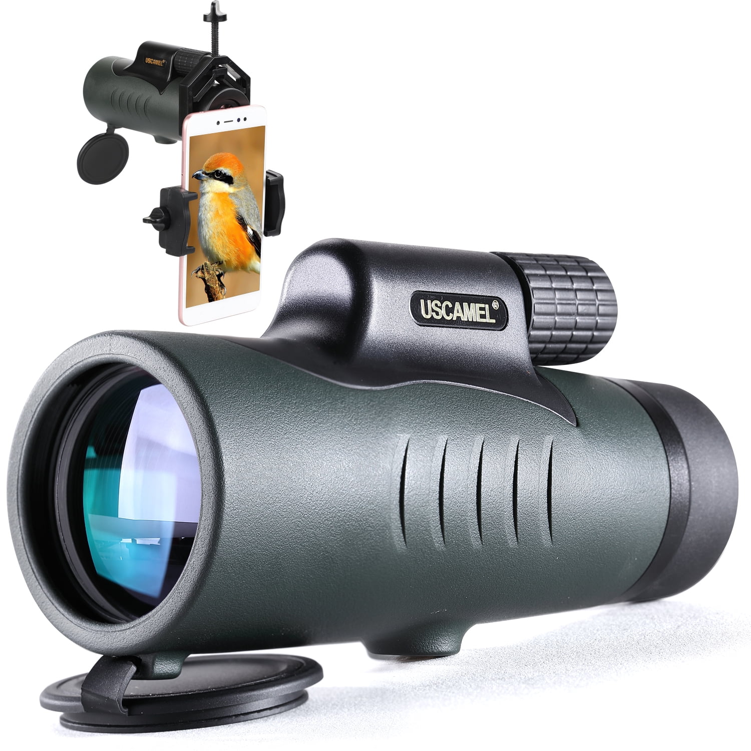 USCAMEL 8X42 Monocular Telescope for Adults High Powered Monocular