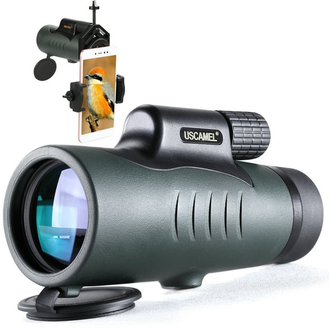 USCAMEL 8X42 Monocular Telescope for Adults High Powered Monocular