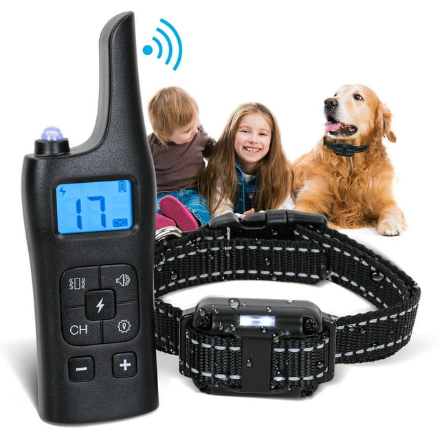 USCAMEL Dog Training Collar with Remote Control, Large Dog Shock Collar