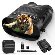 USCAMEL Night Vision Binoculars for Adults: 7 IR Infrared Levels, 3" IPS Night Vision Goggles for Day and Night, 32G SD Card for Photo & Video, 8x Digital Binoculars for Hunting Wildlife Watching
