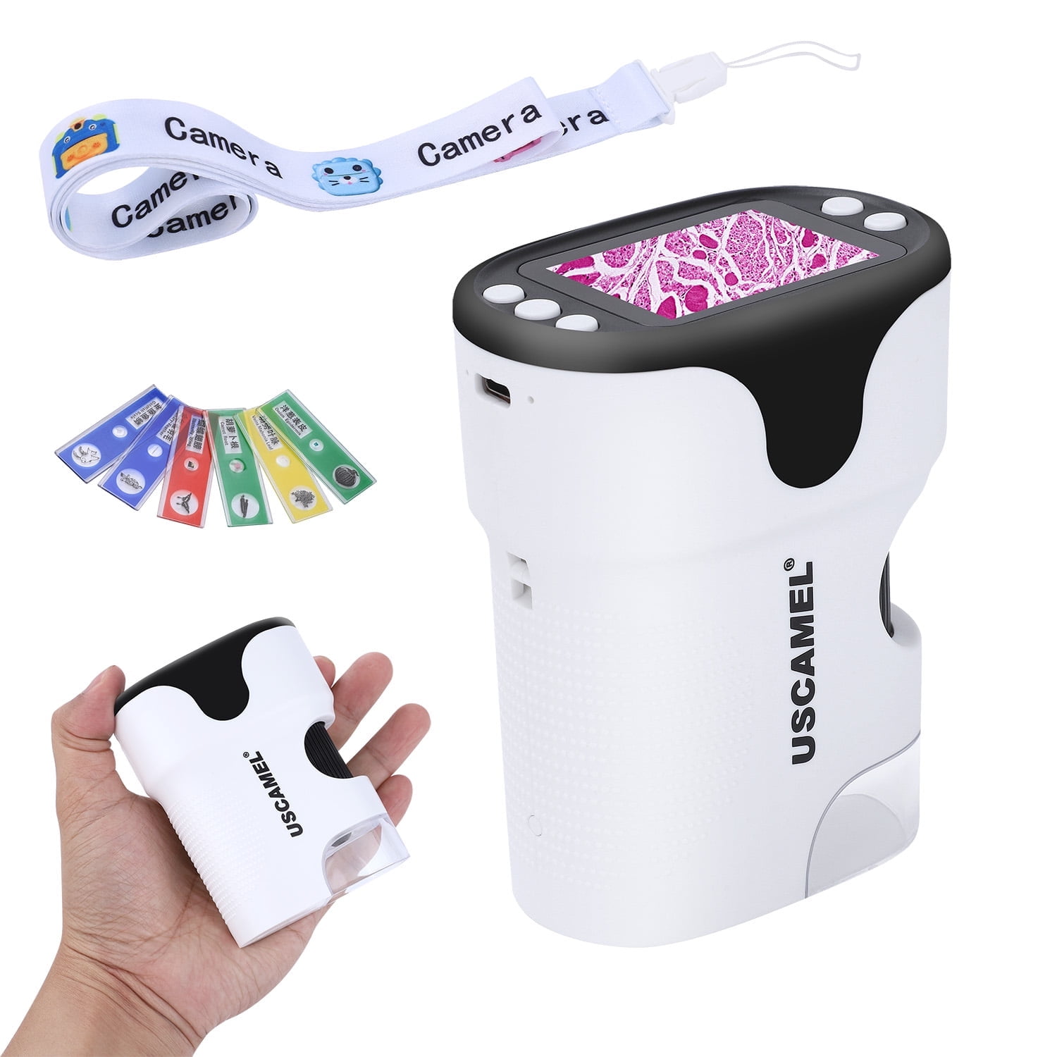 USCAMEL Mini Microscope for Kids & Teens, 200x