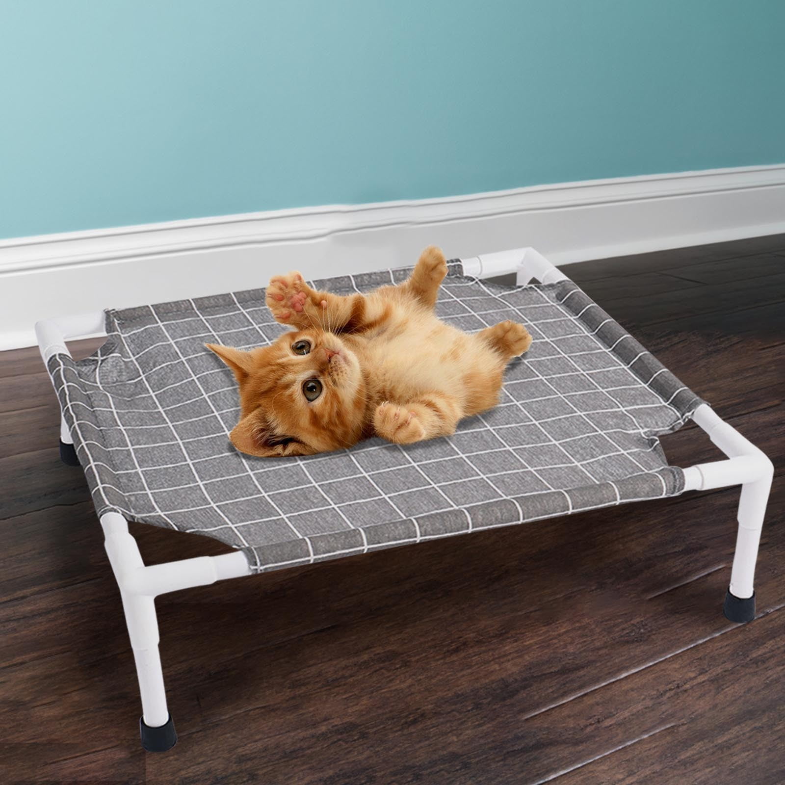 USCCE Cat Hammocks Bed, Removable Washable Elevated Pet Hanging Nest