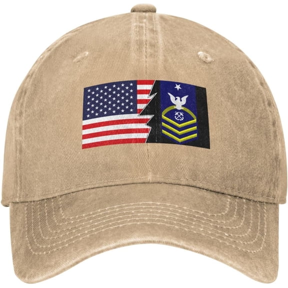 USCG Scpo and America Baseball Cap for Men Women Hat Adjustable Vintage Cotton Dad Caps