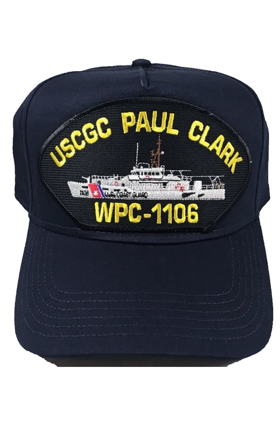 USCGC PAUL CLARK WPC-1106 SHIP HAT - NAVY BLUE - Veteran Owned Business