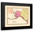 thumbnail image 1 of USCS 24x20 Black Modern Framed Museum Art Print Titled - Alaska, British Territories, Siberia - USCS 1873, 1 of 5