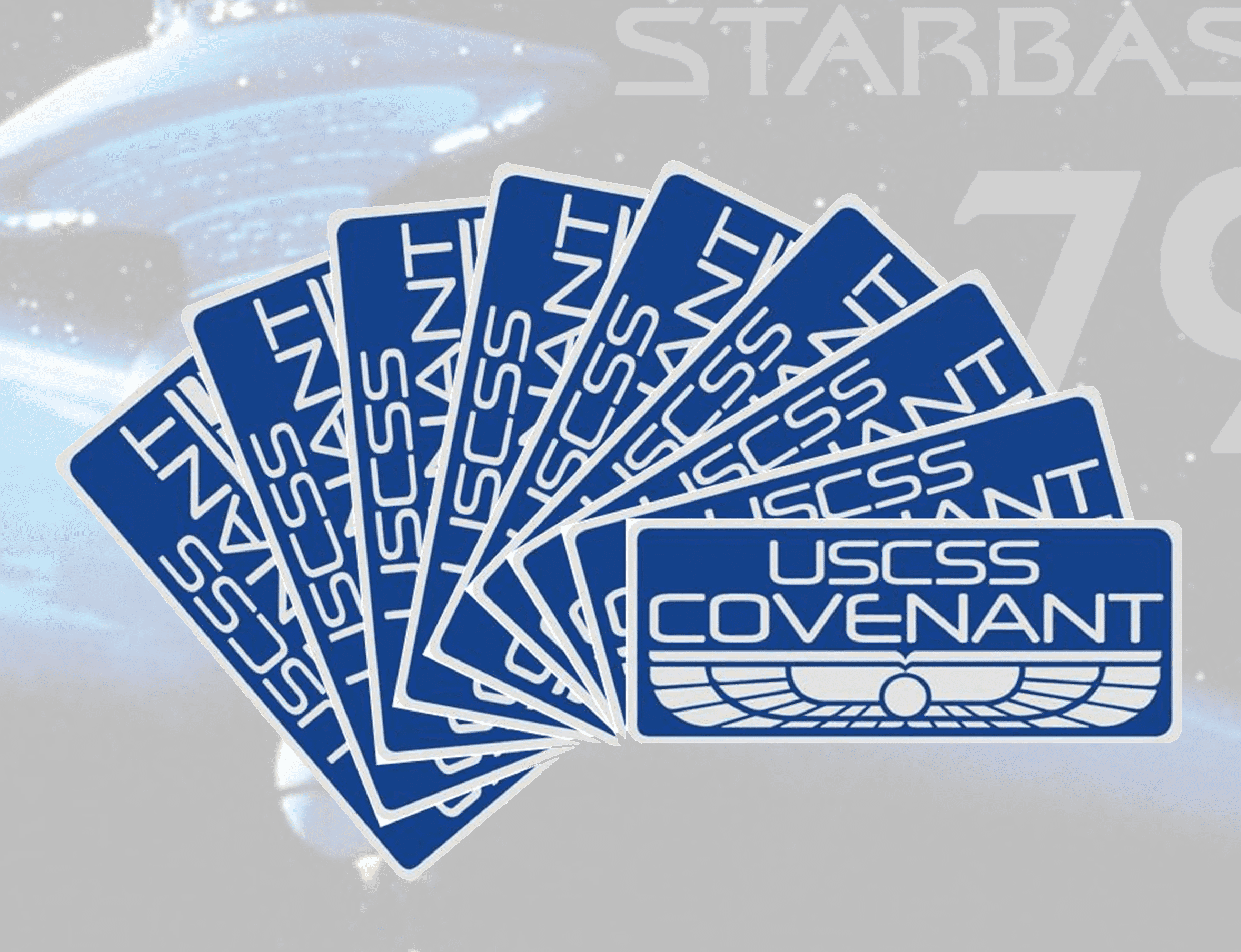Uscss Al USCSS Covenant Flying Wing Identification Sticker - 10 Pieces - Walmart.com