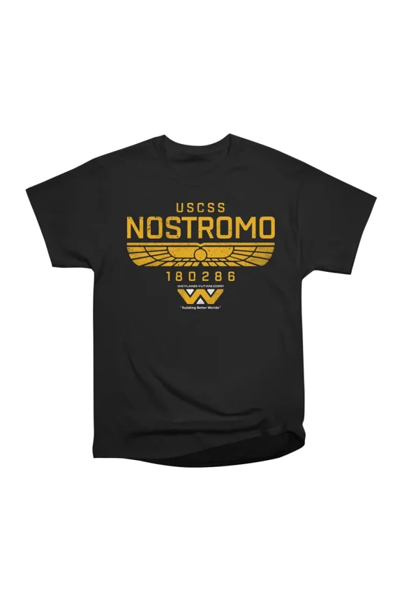USCSS Nostromo Weyland Yutani Logo Alien Spaceship T-Shirt Tee Gift For Him Merch For Her