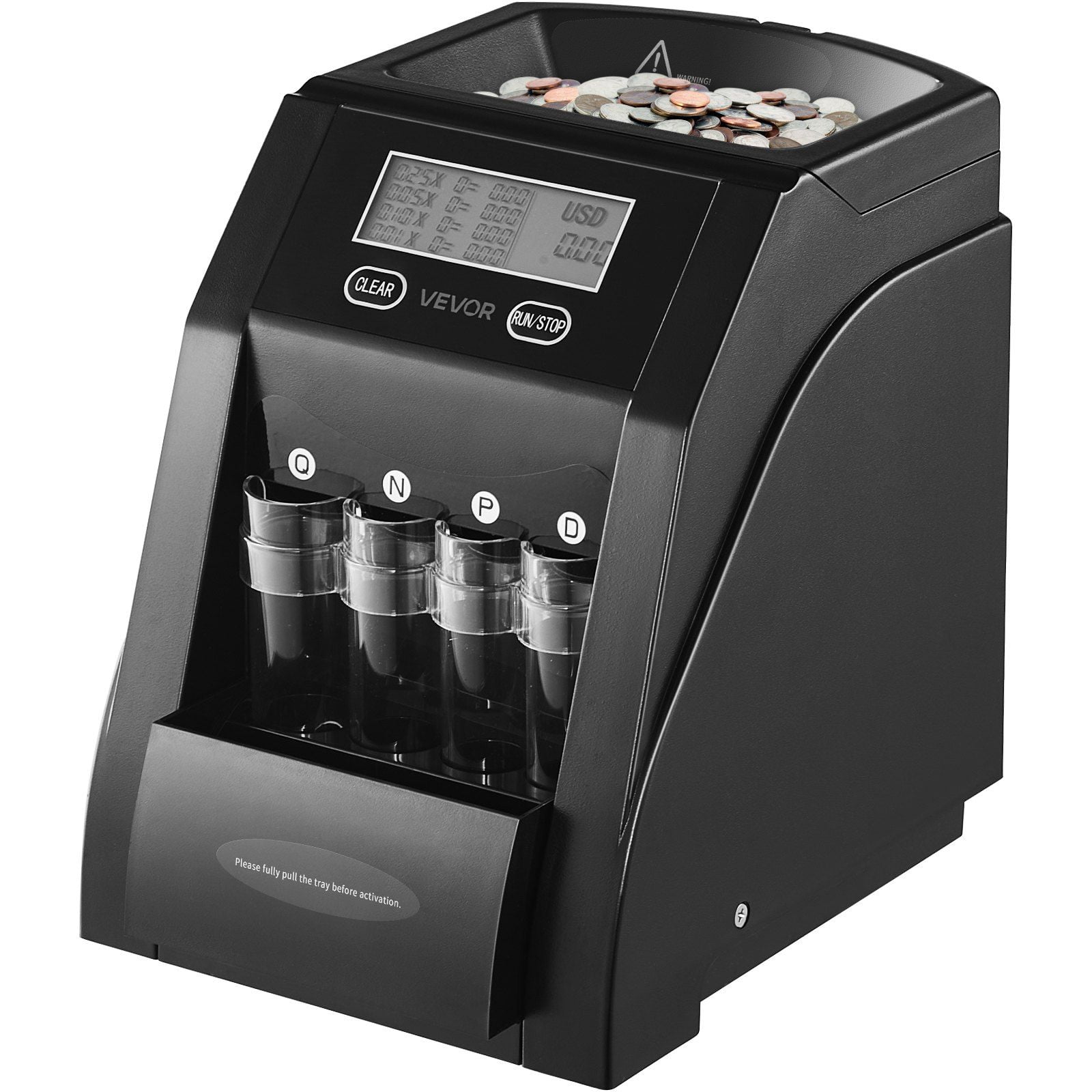 USD Coin Sorter, Coin Counter Machine for 4 Kinds of USD Coins, Coin ...