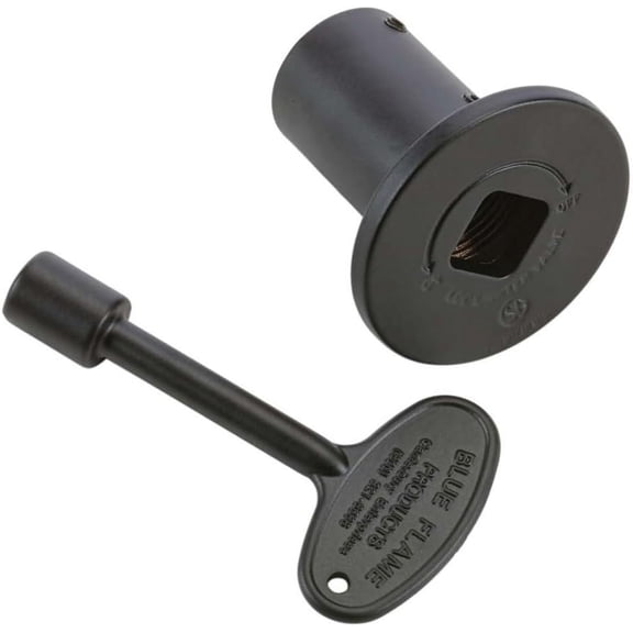 USD Products Replacement Flange & Key (UDFK-FB), Flat Black