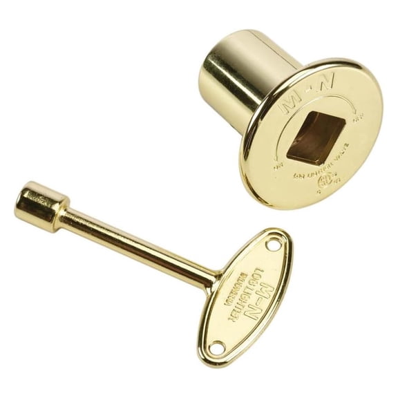 USD Products Replacement Flange & Key (UDFK-PB), Polished Brass