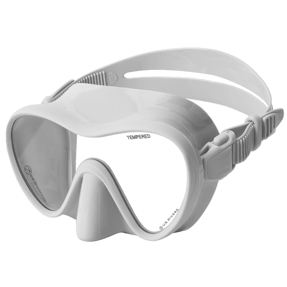 U.S. Divers Adult Tropic Snorkel Mask (White)