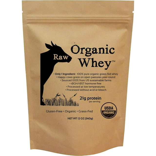 - USDA Certified Organic Whey Protein Powder, Happy Healthy Cows, COLD ...