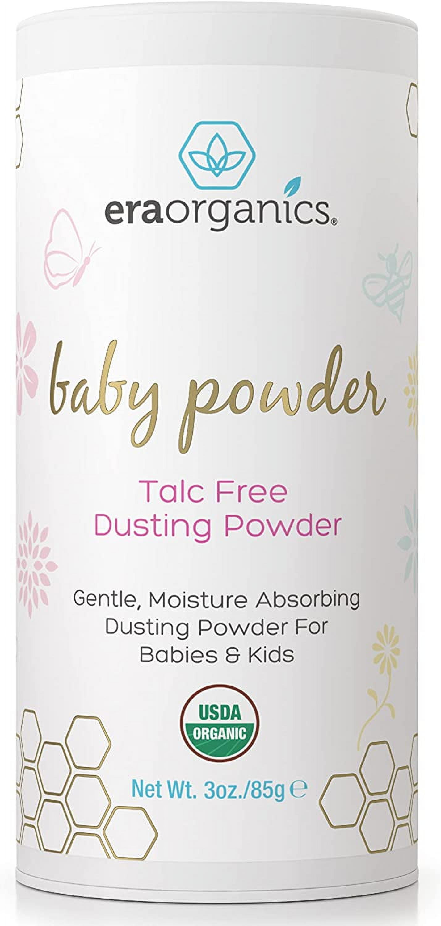 USDA Organic Baby Powder TalcFree Dusting Powder Soothing Organic