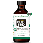 USDA Organic Black Seed Oil (16oz ) Premium Cold Pressed, Non-GMO, Unrefined, Vegan Nigella Sativa Oil High Potency Aids in Digestive Health, Immune Support, Brain Function, Joint Mobility