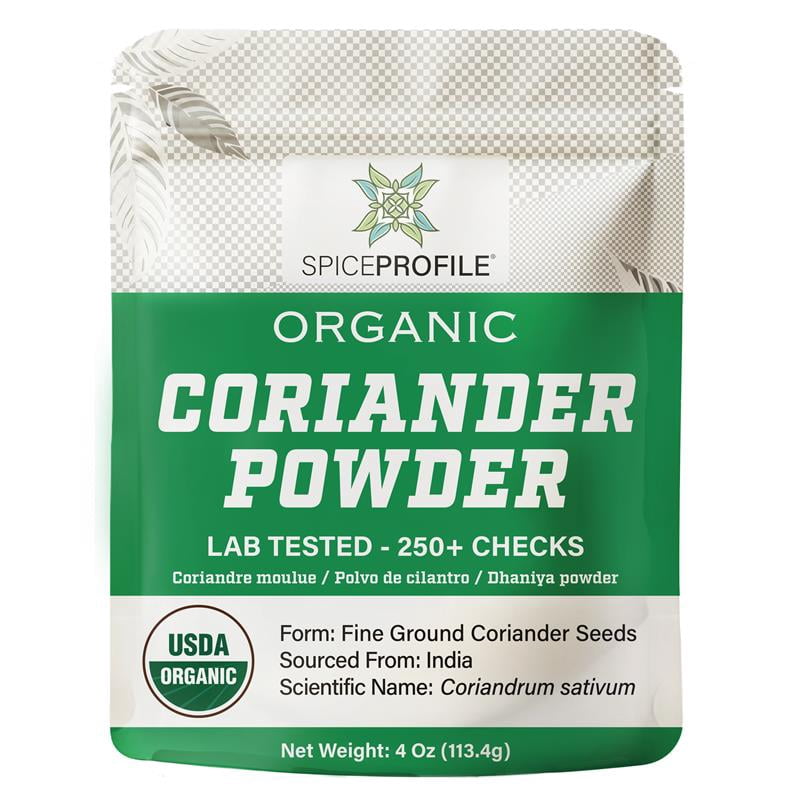 USDA Organic Coriander Powder (4 oz) – Spice Profile Freshly Ground ...