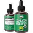thumbnail image 1 of USDA Organic Lung Detox For Smokers And Non Smokers with 6 Top Ingredients. Mullein Leaf, Marshmallow Root, Calendula. Lungs Cleanse For Better Respiratory Health. Liquid Drops Tincture Supplement, 1 of 7