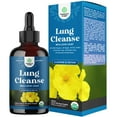 USDA Organic Mullein Leaf Drops Herbal Lung Detox and Cleanse