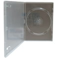 USDISC DVD Cases Standard 14mm Premium, Single 1 Disc, Super Clear ...