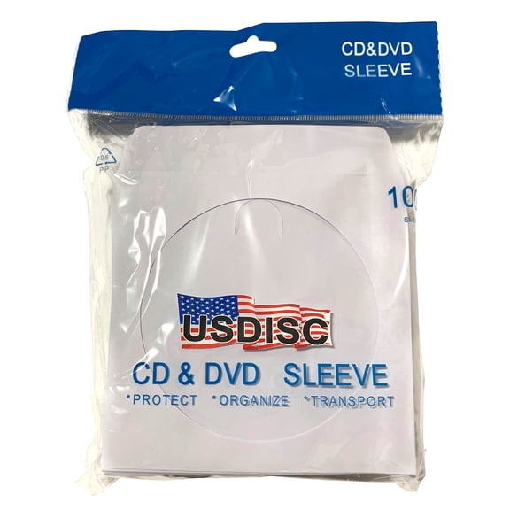Compucessory CD/DVD White Window Envelopes - CD/DVD - 5